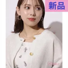 新品✨マイストラーダ ラメ ニット ジャケット カーディガン ジャスグリッティー