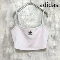 【adidas】スパゲッティストラップ オリジナルスシリーズ クロップトップ