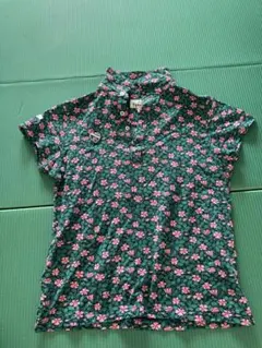 ジャックバニー　花柄ポロシャツ（0サイズ）