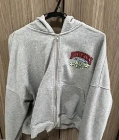 NewJeans BUNNIES キャンプ グレー フード