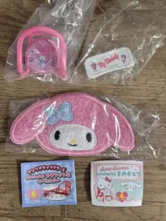 サンリオキャラクターズ mini miniラグマット風　まめチェア　マイメロ