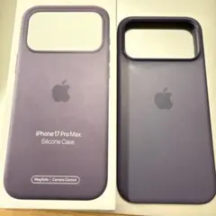 iPhone 17 Pro Max シリコンケース パープル