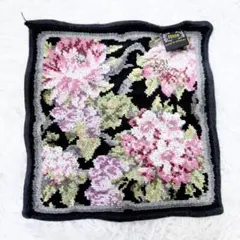 【美品】FEILER フェイラー シュニール織 ハンカチ タオル 花柄 ドイツ製のサムネイル