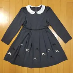 any FAM　衿付き　ワンピース　130　リボン　フォーマル