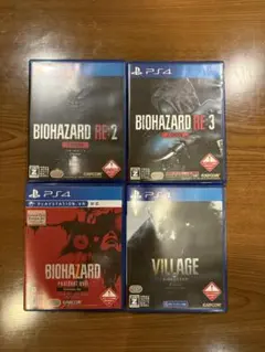 バイオハザード PS4ソフト 4本セット