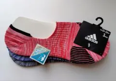 新品☆adidas 脱げにくいソックス 3足セット☆24〜26cm