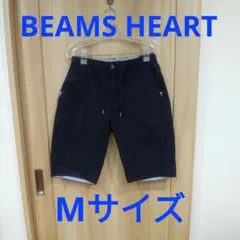 BEAMS HEART ショートパンツ ハーフパンツ ネイビー チェック柄 Mのサムネイル