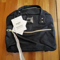 anello デニムショルダーバッグ ネイビー