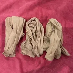 中古 ストッキング パンスト 園芸用 掃除用 ３足セット ⑤