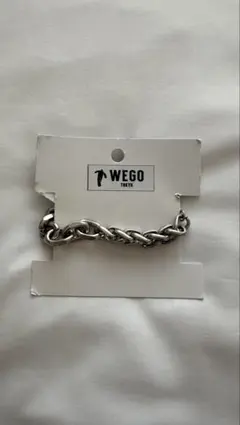 WEGO チェーンブレスレット シルバーカラー