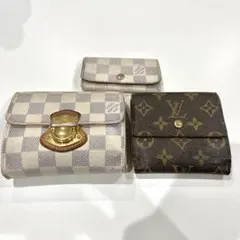 ルイヴィトン 財布 キーケース 3点まとめ モノグラム ダミエアズール