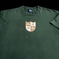 “Emblem” old stussy 紺タグ プリント Tシャツ 90s