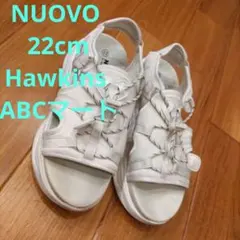 NUOVOサンダル22cmHawkins ホワイトABCマートNUOVOGIRL