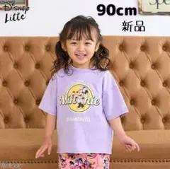 ♡リトシー×ディズニー ミニー 古着風 ピグメント加工Tシャツ 90cm♡新品