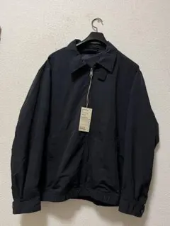 新品未使用　無印良品　撥水　ジップアップブルゾン　/L　ブラック　黒　muji