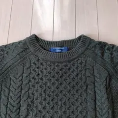 ナノ・ユニバース　nano universe ケーブル　ニット