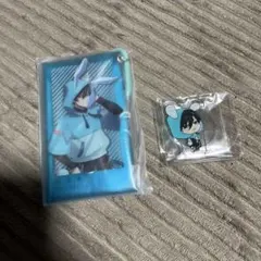 ブルーロック 糸師凛 カラビナ付きミニクリアポーチ ミニアクリルプレート