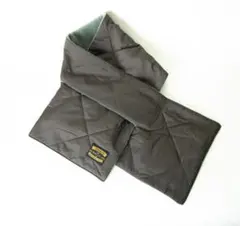 TURN ME ONターンミーオン キルティング×フリースマフラー(OLIVE)