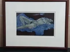 服部和三郎【横たわるヴィーナス】肉筆油彩画 服部和三郎【横たわるヴィーナス】肉筆油彩画 - メルカリ