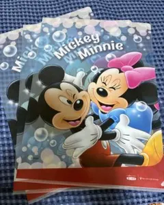 第一生命 非売品 ディズニー ミッキー＆ミニー クリアファイル 3枚セット