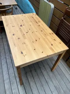極美品　IKEA INGO ダイニングテーブル　木製 IKEA INGO インゴー ダイニングテーブル 120×75 (ゆき) 本町のテーブル