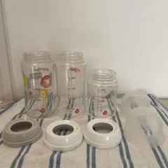 ピジョン ガラス 哺乳瓶 240ml 2本　160ml 1本
