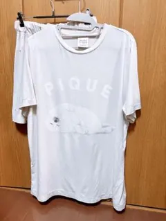 ジェラピケ　アザラシ柄　ルームウェア　上下セット　ピンク