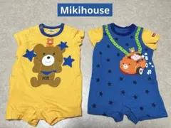 MIKIHOUSE HOT BISCUITS クマと星のロンパース 70