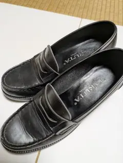 HARUTA ブラック ローファー　学生　23.5cm