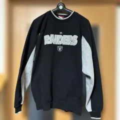 NFL RAIDERS トレーナー 黒/グレーのサムネイル
