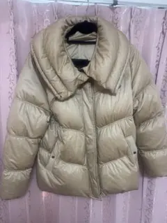 【️UNTITLED】ベージュ ダウンジャケット