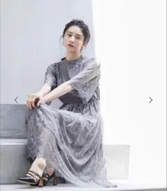 総レース　結婚式　オケージョンドレス