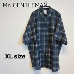 Mr. GENTLEMAN チェック柄 半袖シャツ XLのサムネイル