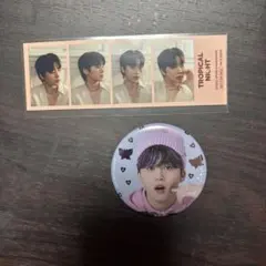 木全翔也　缶バッジ TROPICAL NIGHTフォトシールセット