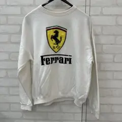 値下げ 90s Ferrari ロゴ エンブレム 跳ね馬 刺繍 スウェット Fのサムネイル