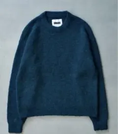 SINSS ／ベーシックシャギーニット　ターコイズブルー／ XS
