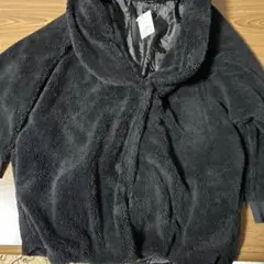 黒 フリースジャケット Mサイズ