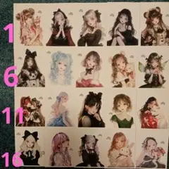 cottonmelody様 人物 ステッカー 国内作家 バラ売り可①