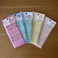 タイルシール　5枚セット　パワパフ　エンジェルブルー　トムとジェリー　おぱんちゅ