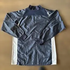 ZETT ネイビー/ホワイト 長袖パーカー