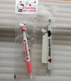 未使用　ハローキティ❤️キラキラボールペン＆シャープペンセット　レア　レトロ 2026年最新】平成レトロハローキティボールペンの人気アイテム - メルカリ