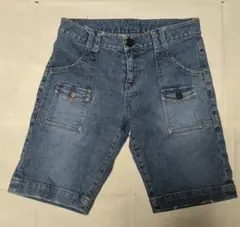 UNIQLO デニムショートパンツ ブルー 22 56cm