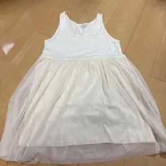【LOWRYS FARM】フレアタンク　ホワイト　Mサイズのサムネイル