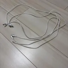 Lightningケーブル Type C / 3本セット メッシュ素材 1m