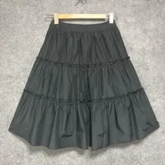 エムズグレイシー　フレアスカート　36 現行タグ　36 黒