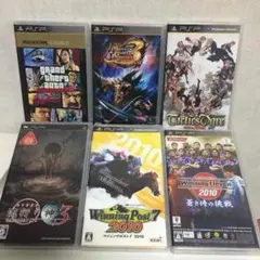PSPゲームソフト(6本セット)♫