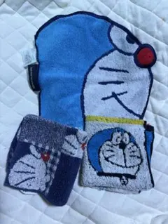 かなり使用感はあり！ドラえもんのハンドタオルまとめて