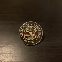 匿名配送！ベストキッド　ピンバッジ　コブラ会