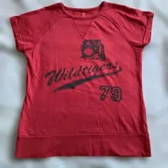 DIVIDED 半袖Tシャツ 赤(M)のサムネイル