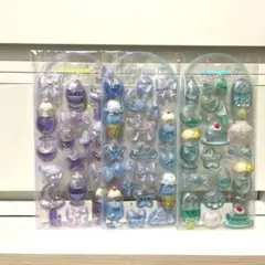 【正規品】　クリアジェムステッカー　ウォーターシール　クーリア　３種